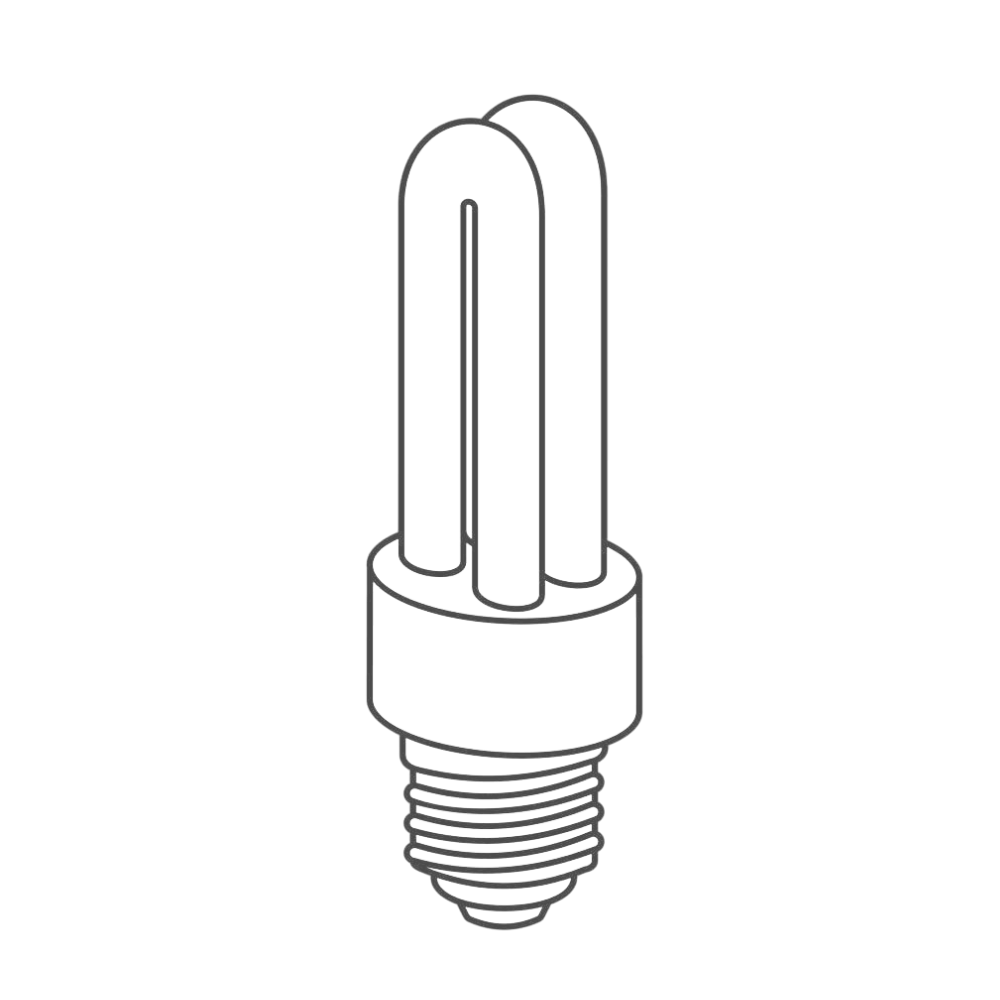 蛍光灯（U字形）